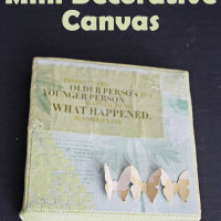 Mini decorative canvas