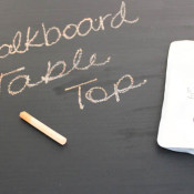 chalkboard table top