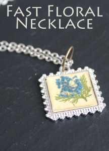 fast floral necklace
