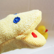 washcloth hand puppet in just 15 minutes