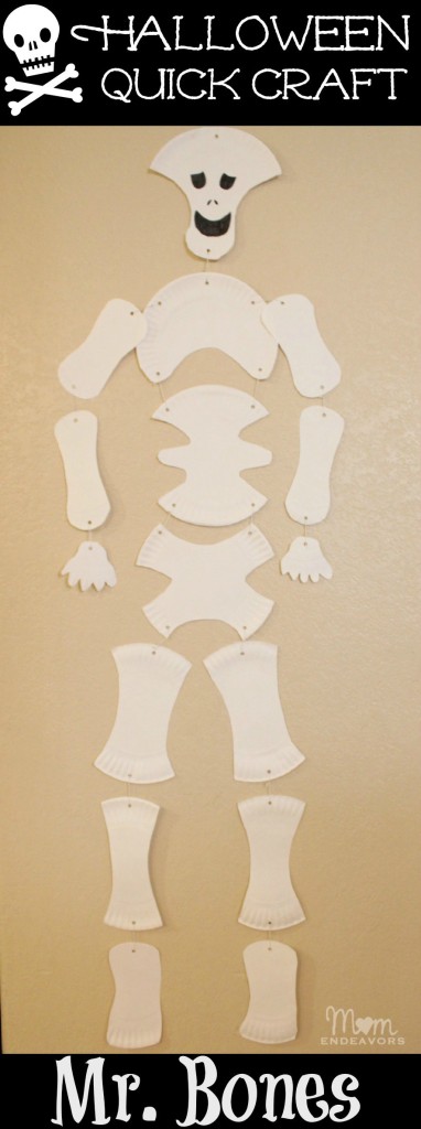 Paper Plate Skeleton - Mom Endeavors