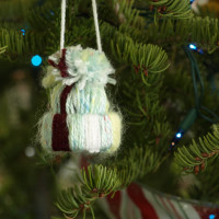 Winter Hat Ornament - The Letter 4