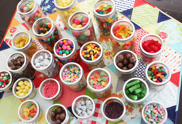 Confectionery in Jars