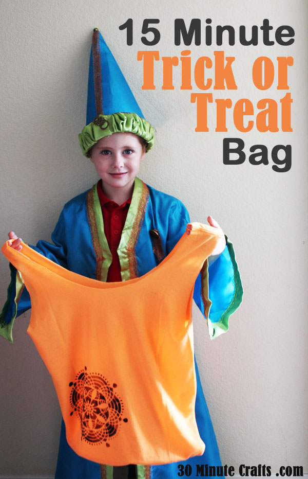 DIY Trick or Treat Bag  How to Make Trick or Treat Bags