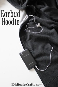 Earbud hoodie