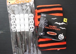 Halloween tights and Straws