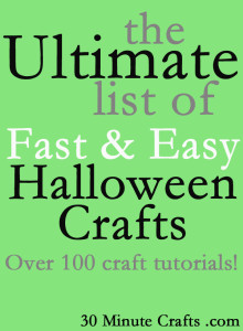 The Ultimate List of Fast & Easy Halloween Crafts