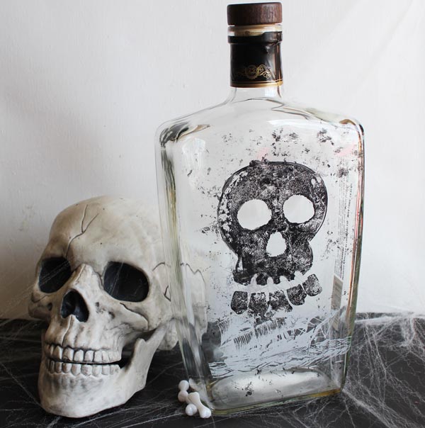 skull bottle