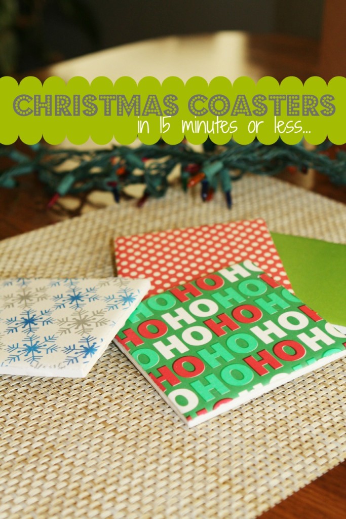 Christmas Coasters - Mommy Envy