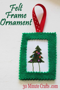 Felt Frame Ornament