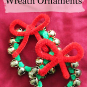 Jingle Bell Wreath Ornaments