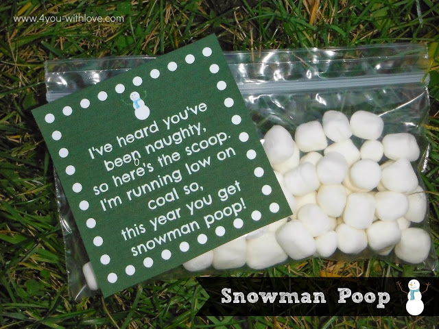 Snowman Poop - 4 You with Love