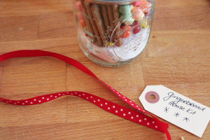 label and ribbon