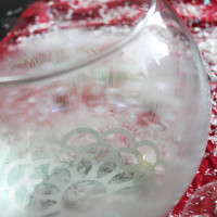 opal decoupage bowl