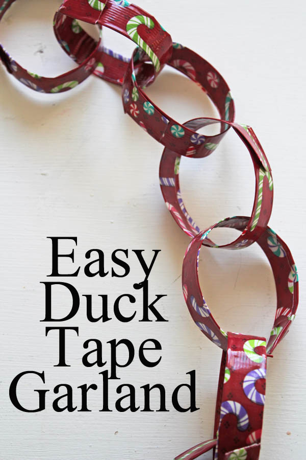 Easy Duck Tape Garland