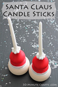 Santa Claus Candle Sticks