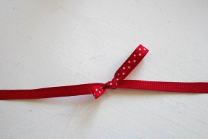 Tie ribbons together