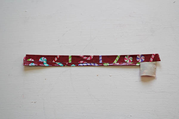 Fold in Sides for Duck Tape Garland