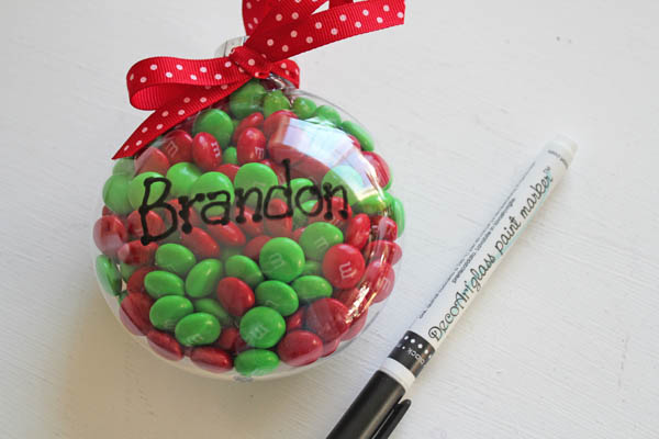 M&M's Christmas Ornaments