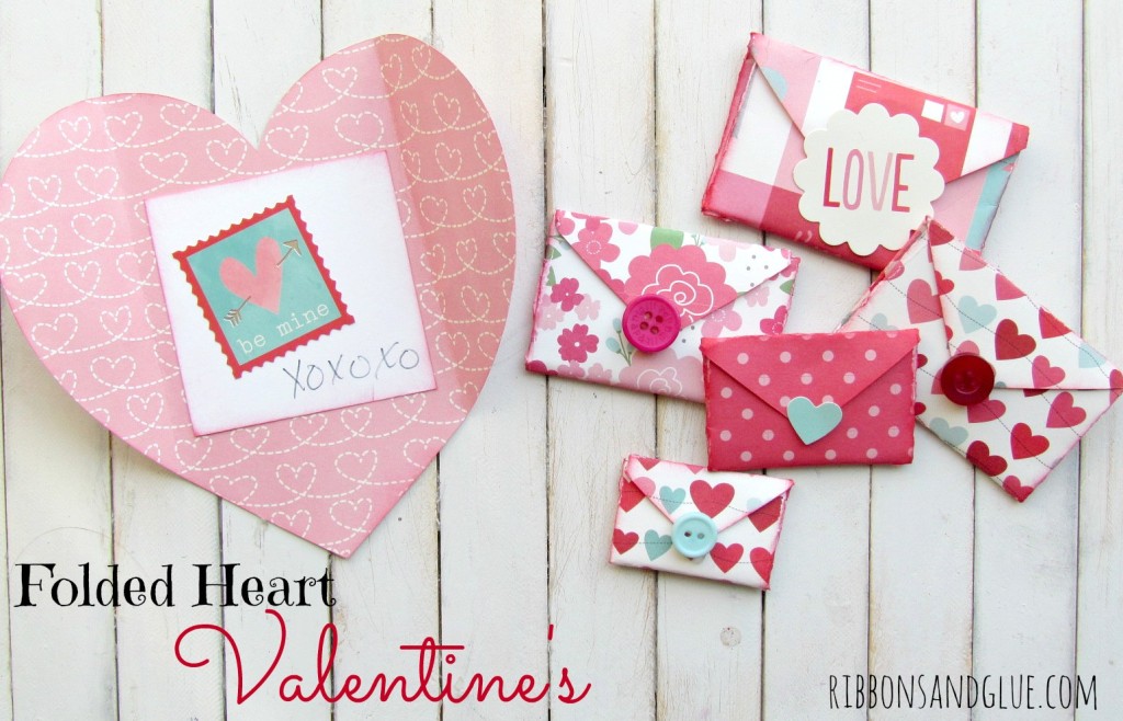 Folded Heart Valentines