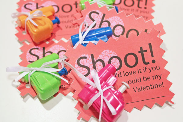 Squirt Gun Valentine Free Printable Valentine 30 Minute Crafts