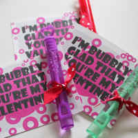 Simple Bubble Valentine Printables