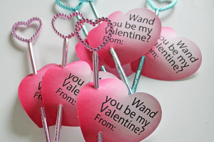 Wand you be my Valentine - Classroom Valentine Printable