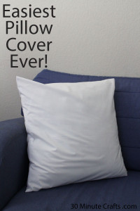 Easiest Pillow Cover Ever