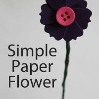 Simple Paper Flower