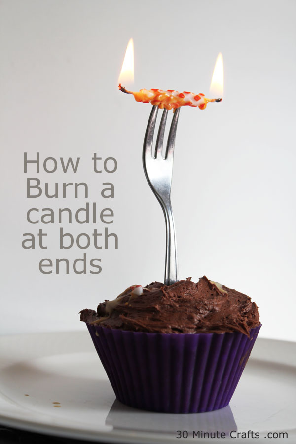 how to burn a candle at both ends - tutorial