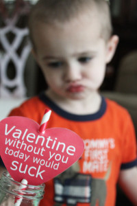 straw valentine