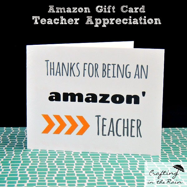 Amazon Gift Card Teacher Appreciation Gift