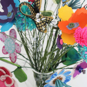 Craft Flower Bouquet Close-up