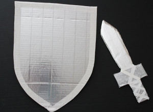 Duck Tape Sword and Shield Tutorial