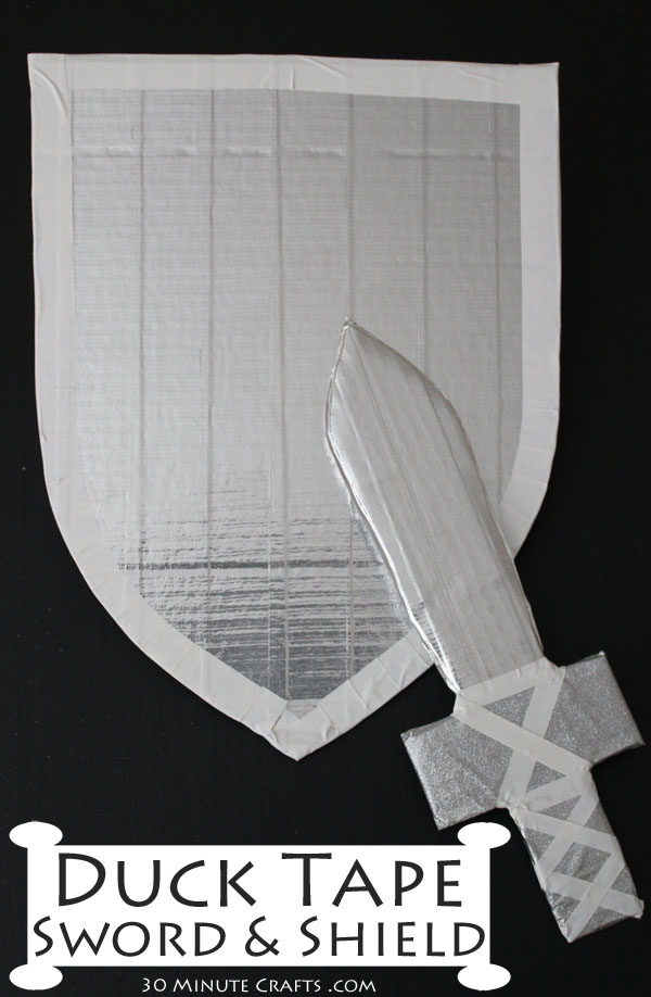 Duck Tape Sword and Shield 