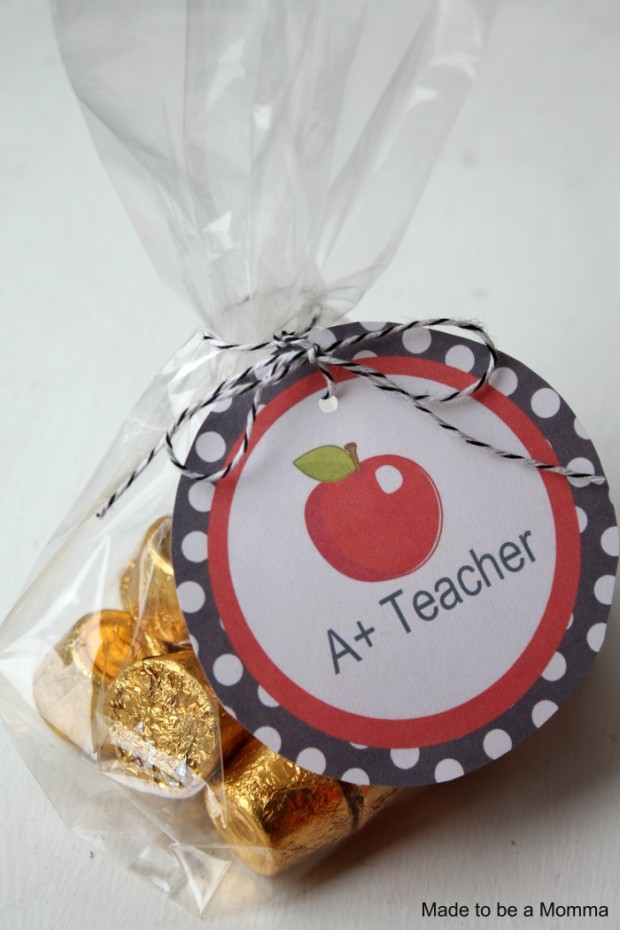 Teacher Appreciation Gift Tag Printable