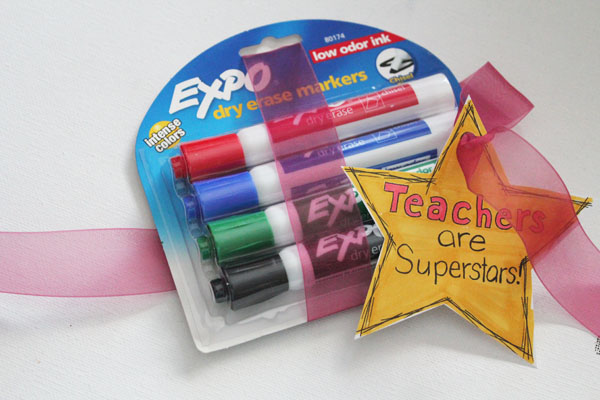 Tie up Teacher Appreciation School Supplies