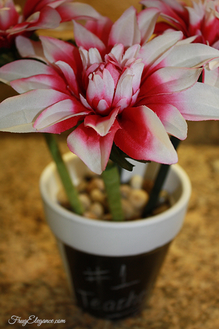 teacher appreciation flower pot