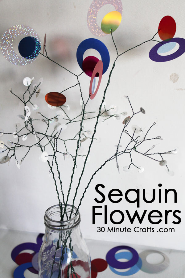 Sequin Flowers Tutorial