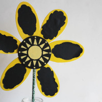 chalkboard flower