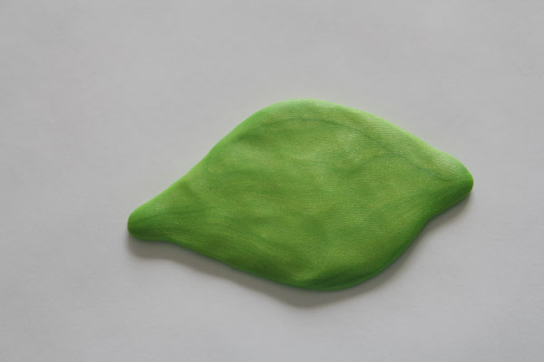 create leaf from sculpey