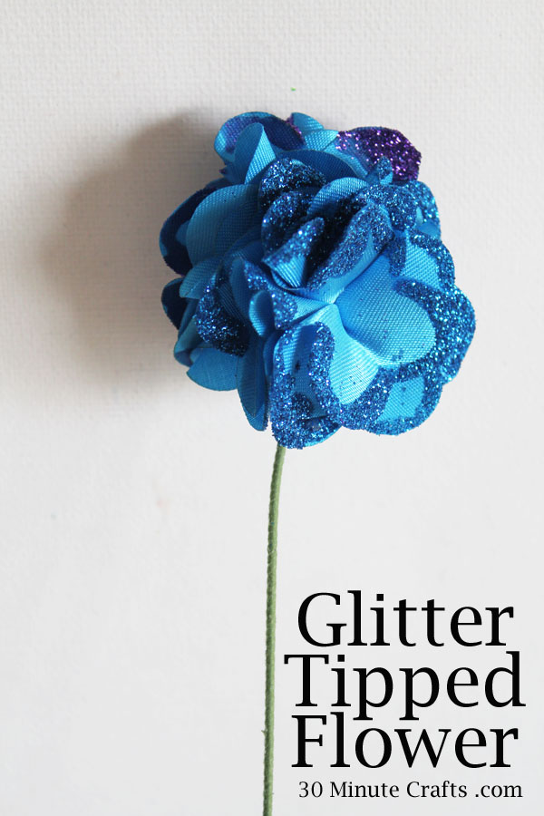 Glitter Flowers - 30 Minute Crafts