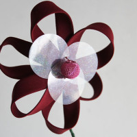 make a bias tape flower