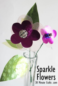 sparkle flower tutorial