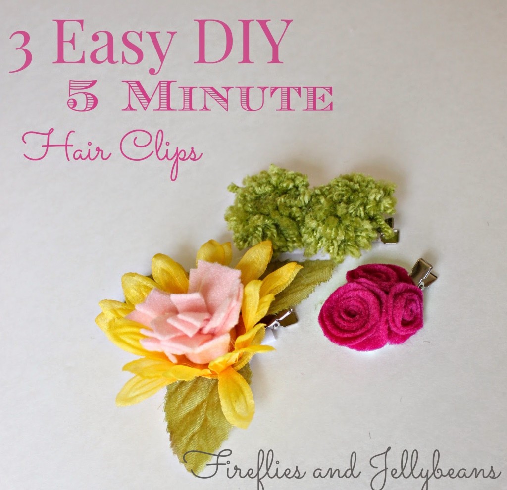 Easy DIY Hair Clips 1