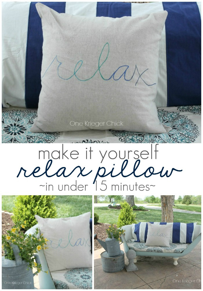 Relax Pillow One Krieger Chick