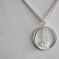 circle dangle necklace