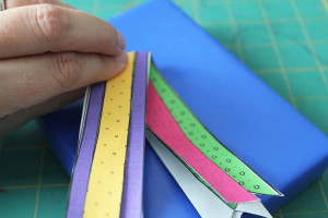 layer ribbon papers