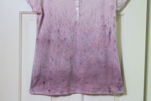 ombre powder dyed shirt
