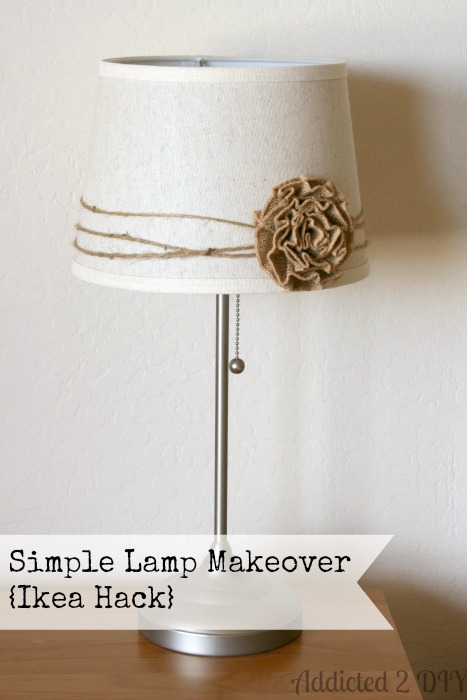 simple lamp makeover